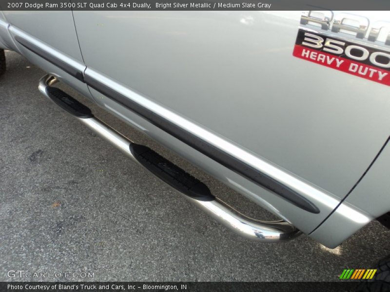 Bright Silver Metallic / Medium Slate Gray 2007 Dodge Ram 3500 SLT Quad Cab 4x4 Dually