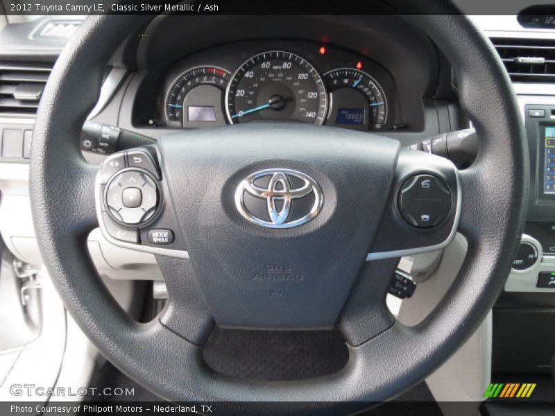 Classic Silver Metallic / Ash 2012 Toyota Camry LE
