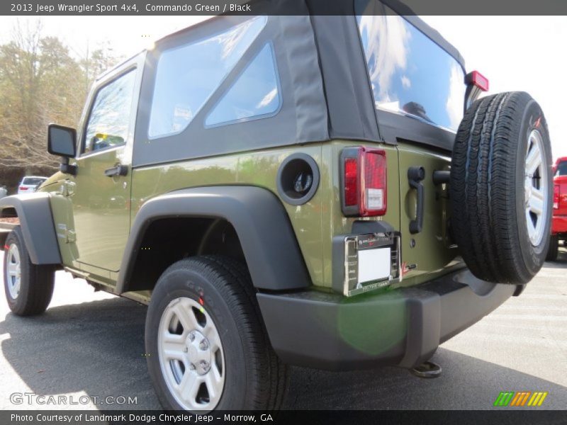Commando Green / Black 2013 Jeep Wrangler Sport 4x4