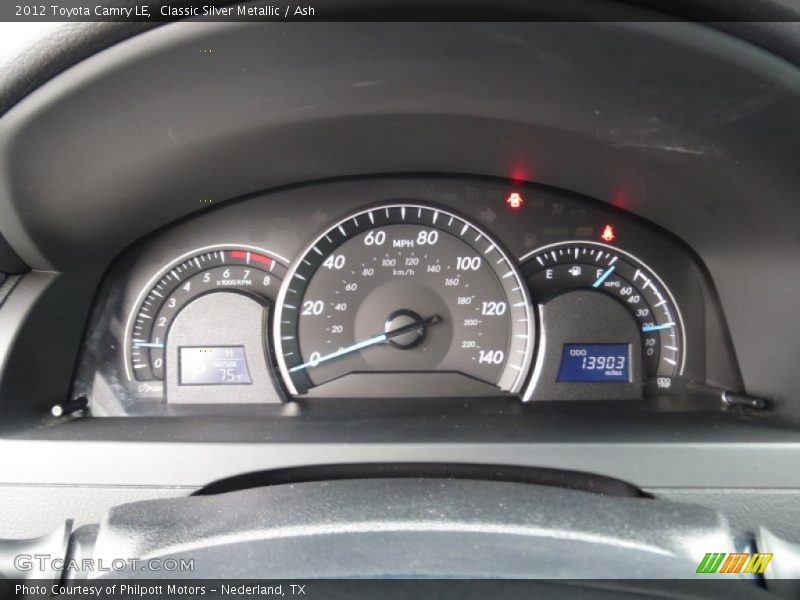 Classic Silver Metallic / Ash 2012 Toyota Camry LE