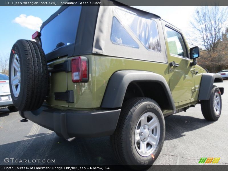 Commando Green / Black 2013 Jeep Wrangler Sport 4x4