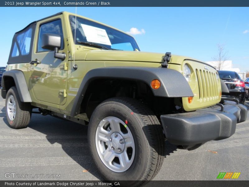 Commando Green / Black 2013 Jeep Wrangler Sport 4x4