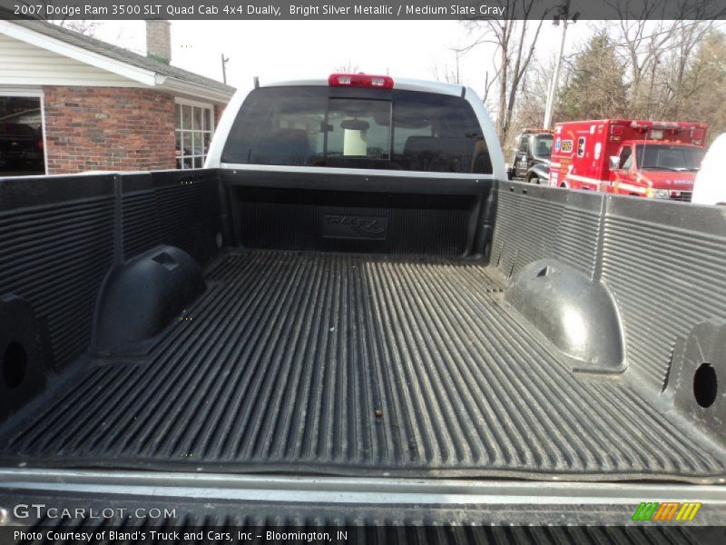 Bright Silver Metallic / Medium Slate Gray 2007 Dodge Ram 3500 SLT Quad Cab 4x4 Dually