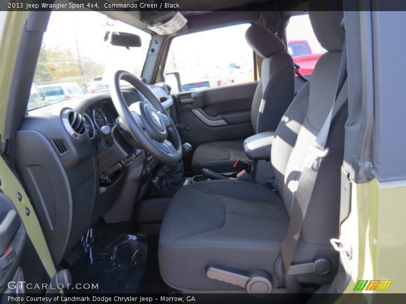 Commando Green / Black 2013 Jeep Wrangler Sport 4x4