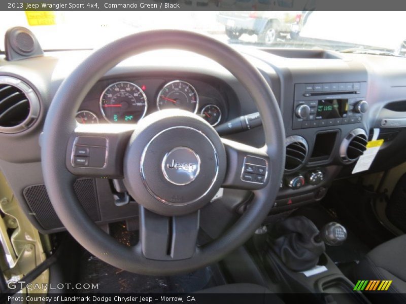 Commando Green / Black 2013 Jeep Wrangler Sport 4x4