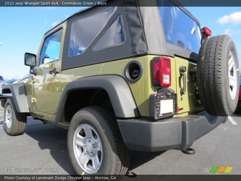 Commando Green / Black 2013 Jeep Wrangler Sport 4x4