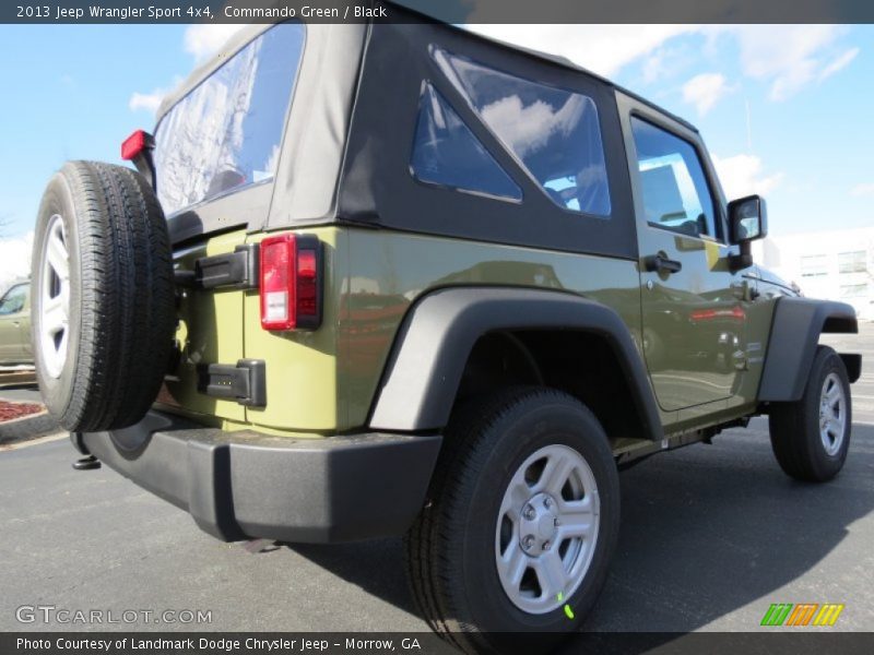 Commando Green / Black 2013 Jeep Wrangler Sport 4x4