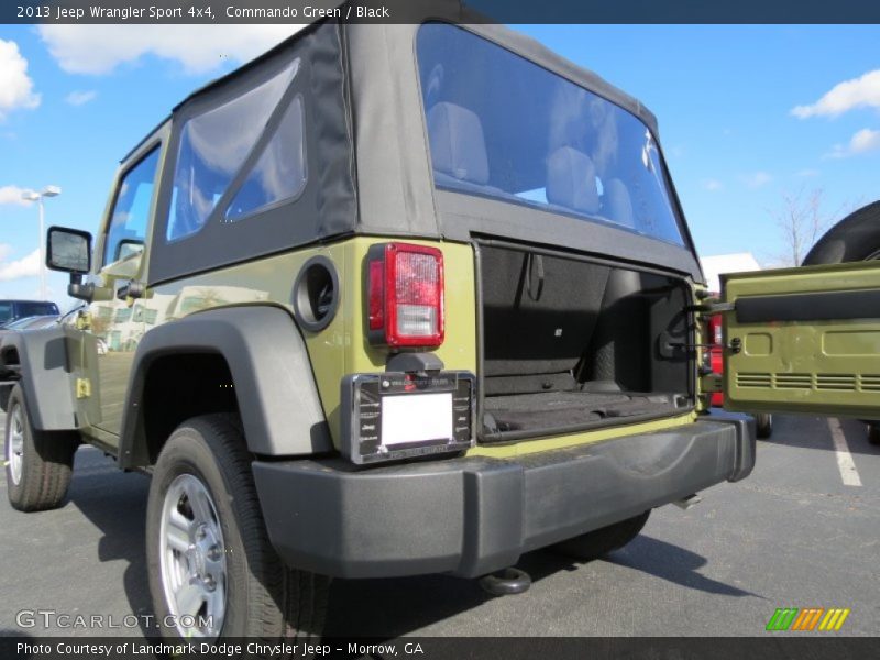 Commando Green / Black 2013 Jeep Wrangler Sport 4x4