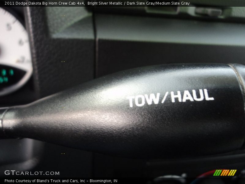 Bright Silver Metallic / Dark Slate Gray/Medium Slate Gray 2011 Dodge Dakota Big Horn Crew Cab 4x4