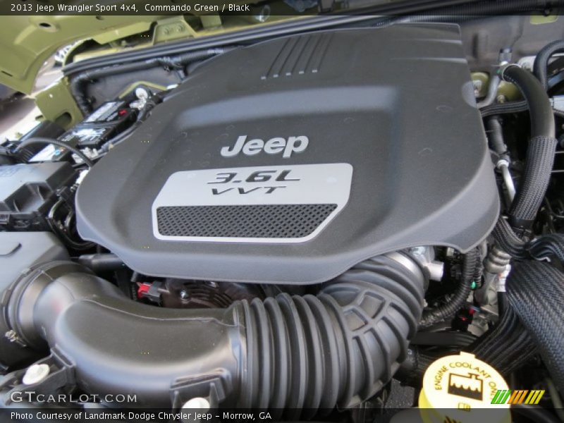  2013 Wrangler Sport 4x4 Engine - 3.6 Liter DOHC 24-Valve VVT Pentastar V6