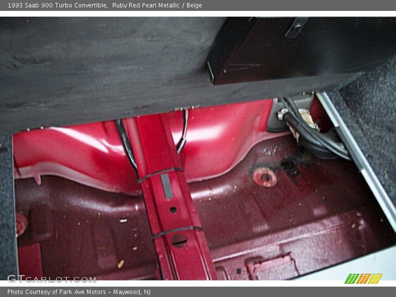 Ruby Red Pearl Metallic / Beige 1993 Saab 900 Turbo Convertible