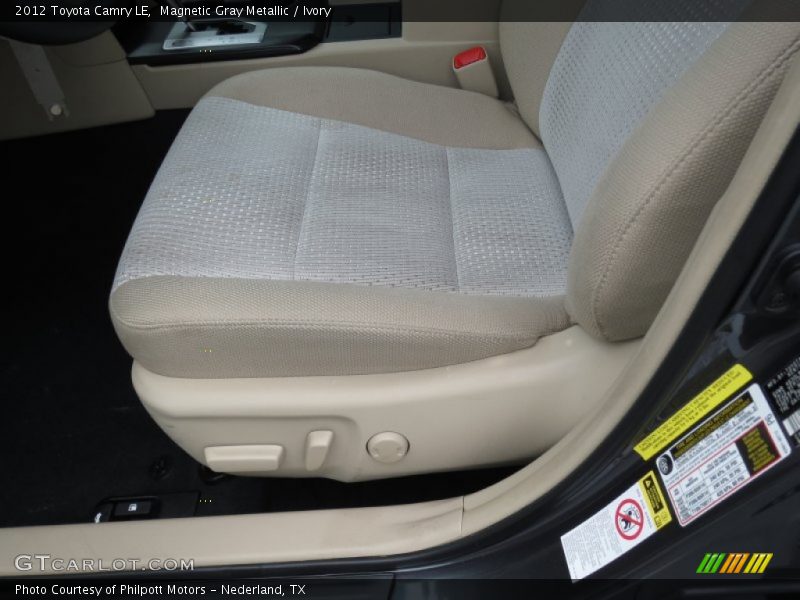 Magnetic Gray Metallic / Ivory 2012 Toyota Camry LE