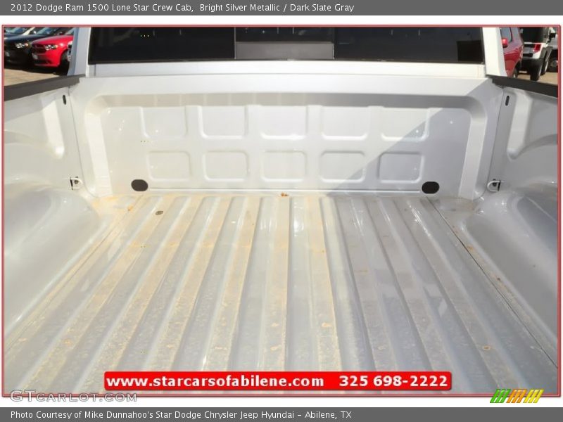 Bright Silver Metallic / Dark Slate Gray 2012 Dodge Ram 1500 Lone Star Crew Cab