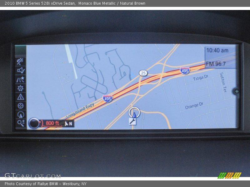 Monaco Blue Metallic / Natural Brown 2010 BMW 5 Series 528i xDrive Sedan