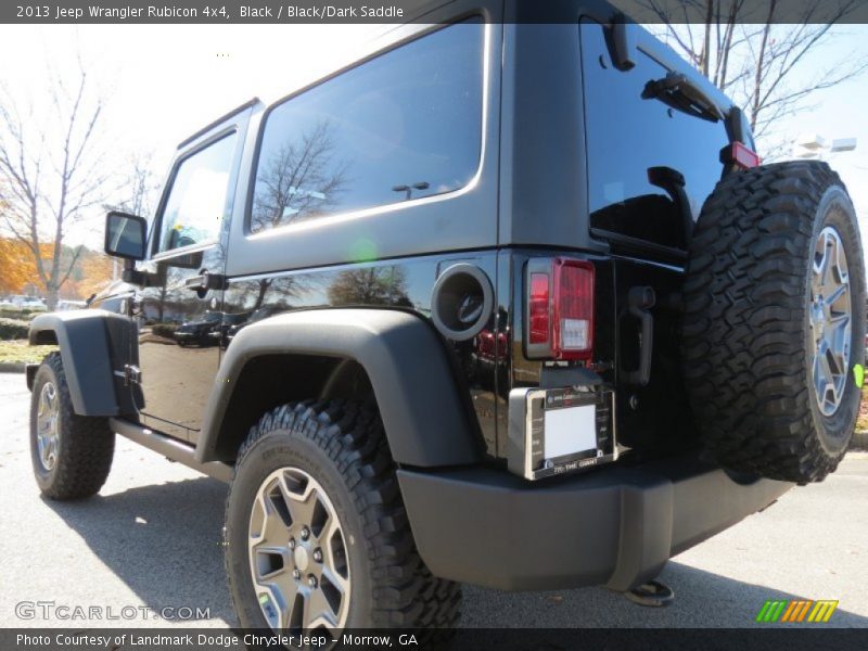 Black / Black/Dark Saddle 2013 Jeep Wrangler Rubicon 4x4