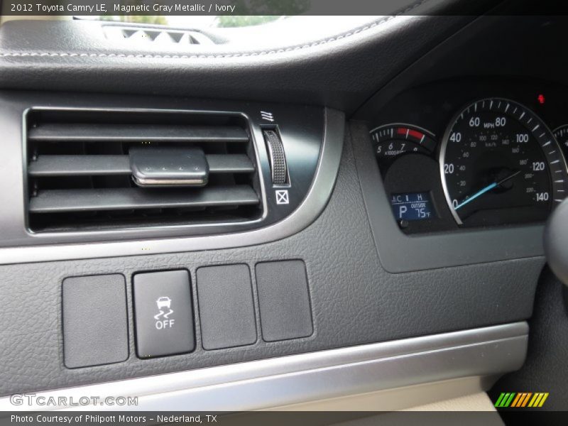 Magnetic Gray Metallic / Ivory 2012 Toyota Camry LE