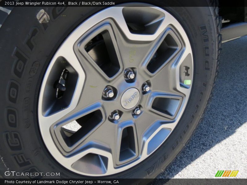 Black / Black/Dark Saddle 2013 Jeep Wrangler Rubicon 4x4