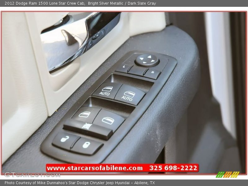 Bright Silver Metallic / Dark Slate Gray 2012 Dodge Ram 1500 Lone Star Crew Cab