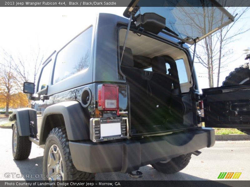 Black / Black/Dark Saddle 2013 Jeep Wrangler Rubicon 4x4