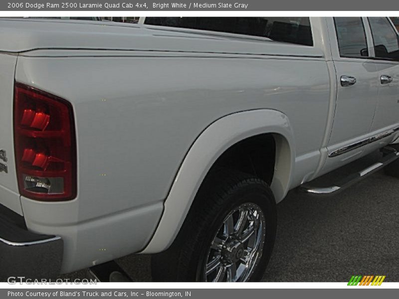 Bright White / Medium Slate Gray 2006 Dodge Ram 2500 Laramie Quad Cab 4x4