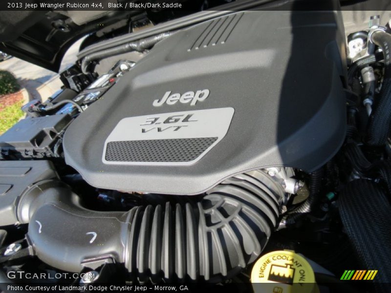 Black / Black/Dark Saddle 2013 Jeep Wrangler Rubicon 4x4