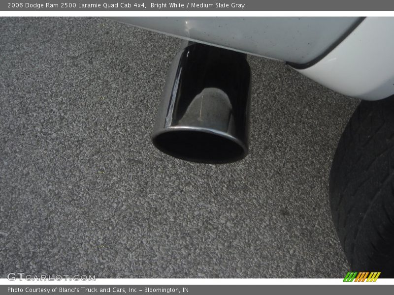 Bright White / Medium Slate Gray 2006 Dodge Ram 2500 Laramie Quad Cab 4x4