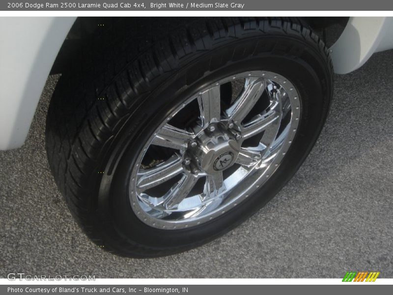 Bright White / Medium Slate Gray 2006 Dodge Ram 2500 Laramie Quad Cab 4x4