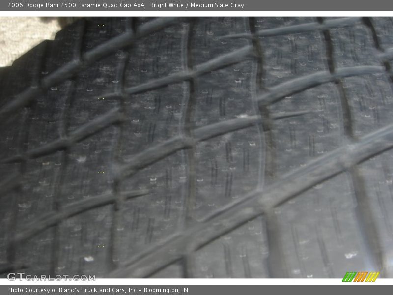 Bright White / Medium Slate Gray 2006 Dodge Ram 2500 Laramie Quad Cab 4x4