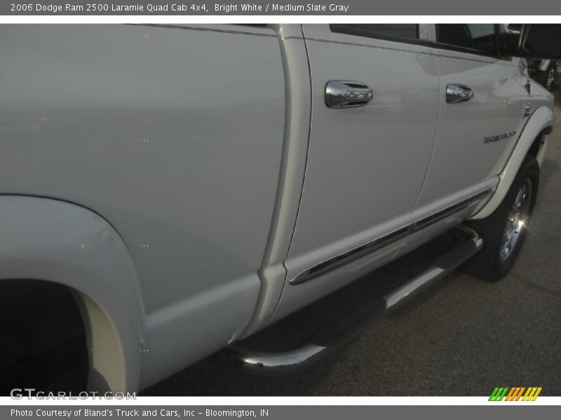 Bright White / Medium Slate Gray 2006 Dodge Ram 2500 Laramie Quad Cab 4x4