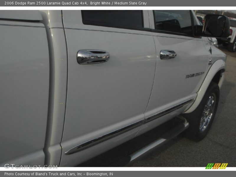 Bright White / Medium Slate Gray 2006 Dodge Ram 2500 Laramie Quad Cab 4x4