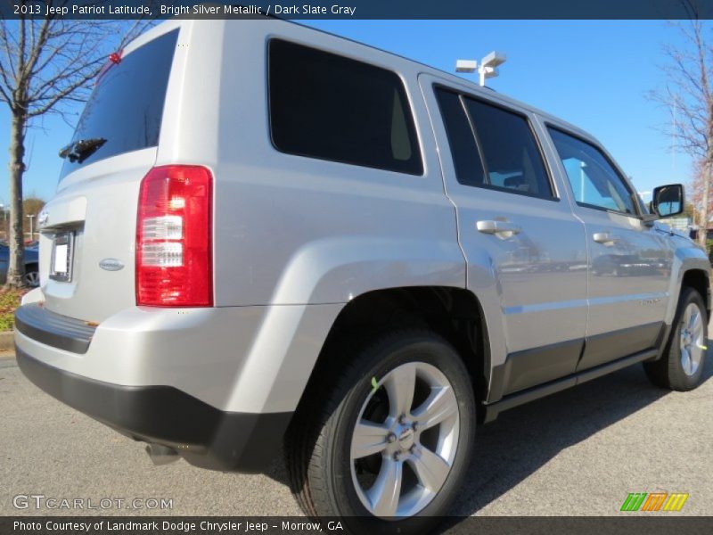 Bright Silver Metallic / Dark Slate Gray 2013 Jeep Patriot Latitude