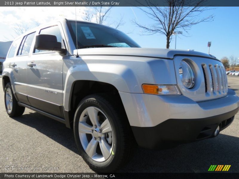Bright Silver Metallic / Dark Slate Gray 2013 Jeep Patriot Latitude