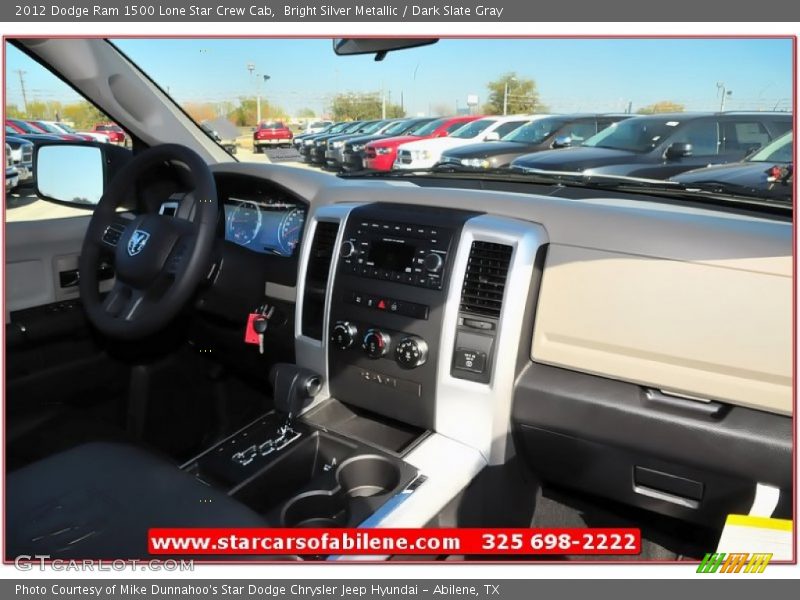Bright Silver Metallic / Dark Slate Gray 2012 Dodge Ram 1500 Lone Star Crew Cab