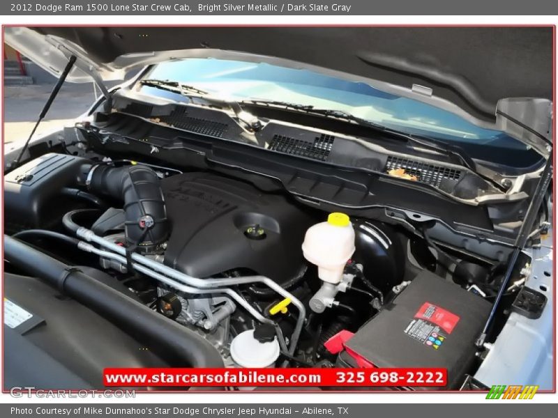 Bright Silver Metallic / Dark Slate Gray 2012 Dodge Ram 1500 Lone Star Crew Cab