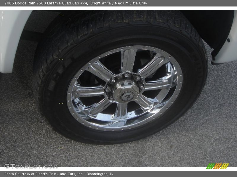 Bright White / Medium Slate Gray 2006 Dodge Ram 2500 Laramie Quad Cab 4x4