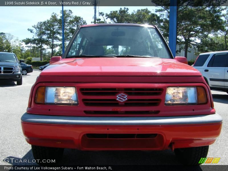 Victory Red / Gray 1998 Suzuki Sidekick JS 4 Door