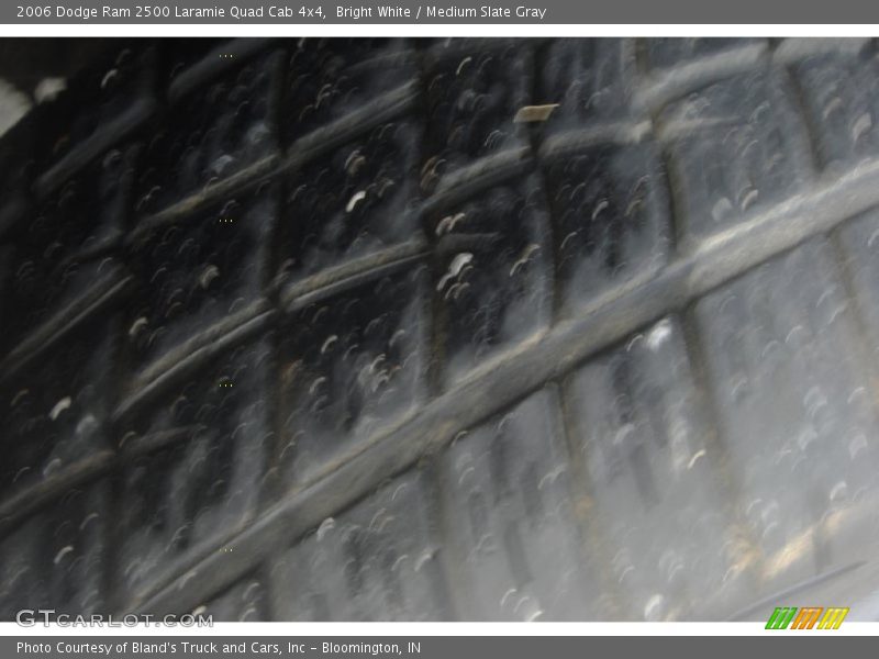 Bright White / Medium Slate Gray 2006 Dodge Ram 2500 Laramie Quad Cab 4x4
