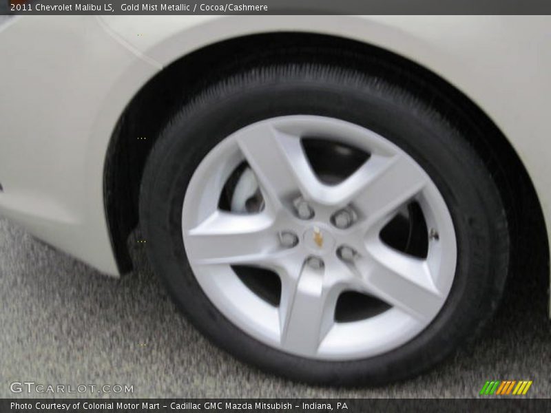 Gold Mist Metallic / Cocoa/Cashmere 2011 Chevrolet Malibu LS