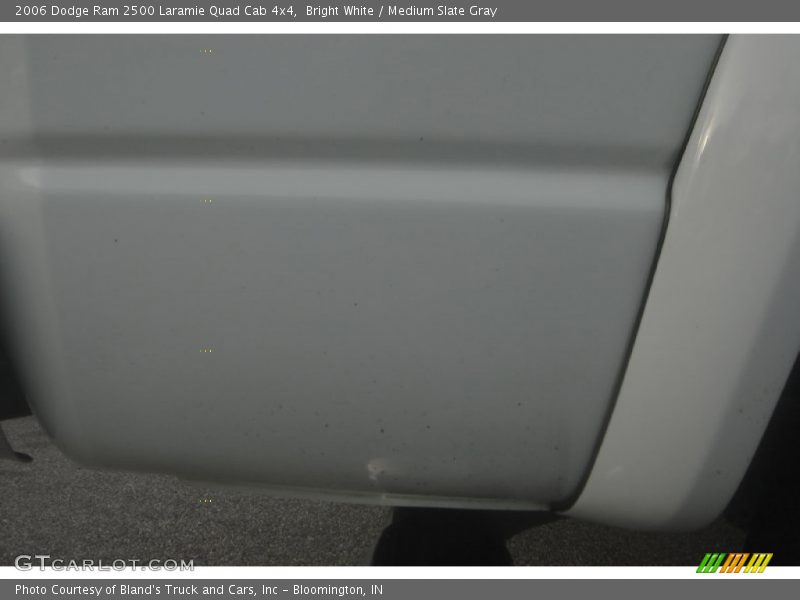 Bright White / Medium Slate Gray 2006 Dodge Ram 2500 Laramie Quad Cab 4x4