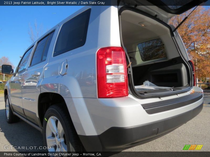 Bright Silver Metallic / Dark Slate Gray 2013 Jeep Patriot Latitude