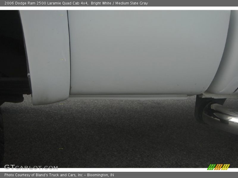 Bright White / Medium Slate Gray 2006 Dodge Ram 2500 Laramie Quad Cab 4x4