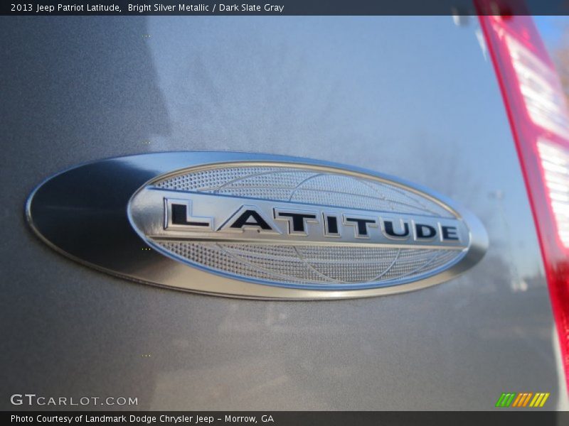 Bright Silver Metallic / Dark Slate Gray 2013 Jeep Patriot Latitude