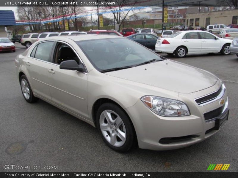 Gold Mist Metallic / Cocoa/Cashmere 2011 Chevrolet Malibu LS