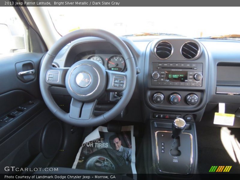 Bright Silver Metallic / Dark Slate Gray 2013 Jeep Patriot Latitude