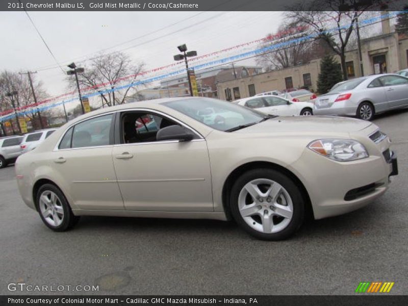 Gold Mist Metallic / Cocoa/Cashmere 2011 Chevrolet Malibu LS