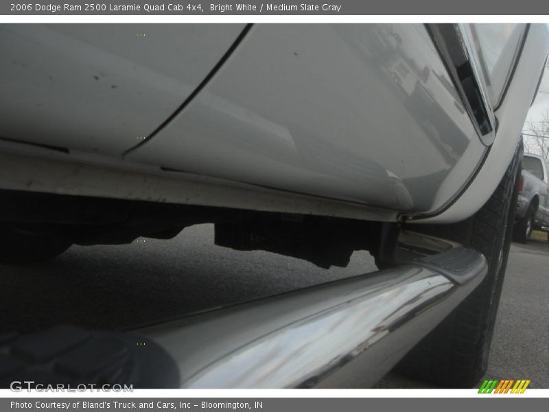 Bright White / Medium Slate Gray 2006 Dodge Ram 2500 Laramie Quad Cab 4x4