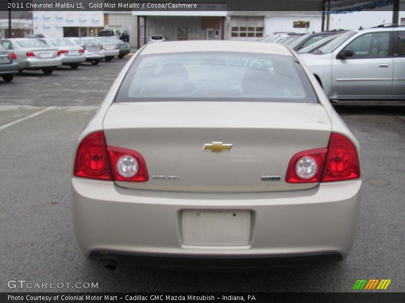 Gold Mist Metallic / Cocoa/Cashmere 2011 Chevrolet Malibu LS