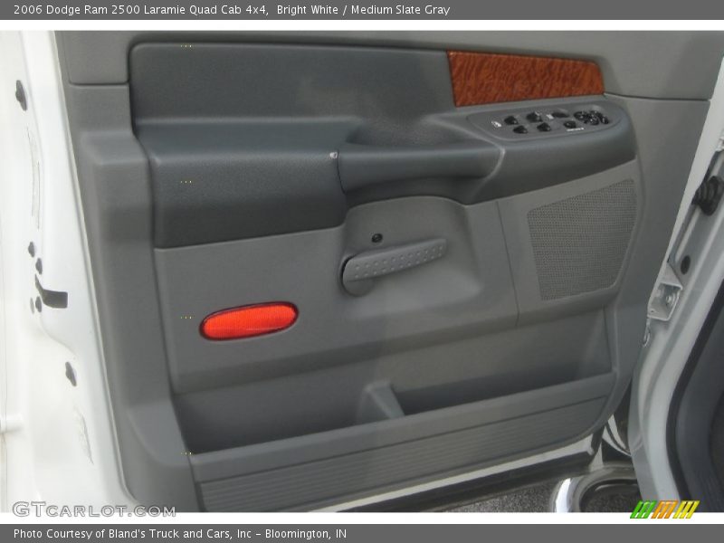 Bright White / Medium Slate Gray 2006 Dodge Ram 2500 Laramie Quad Cab 4x4