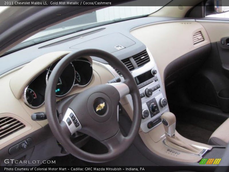 Gold Mist Metallic / Cocoa/Cashmere 2011 Chevrolet Malibu LS