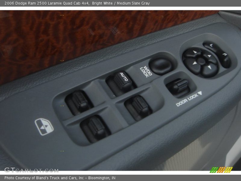 Bright White / Medium Slate Gray 2006 Dodge Ram 2500 Laramie Quad Cab 4x4